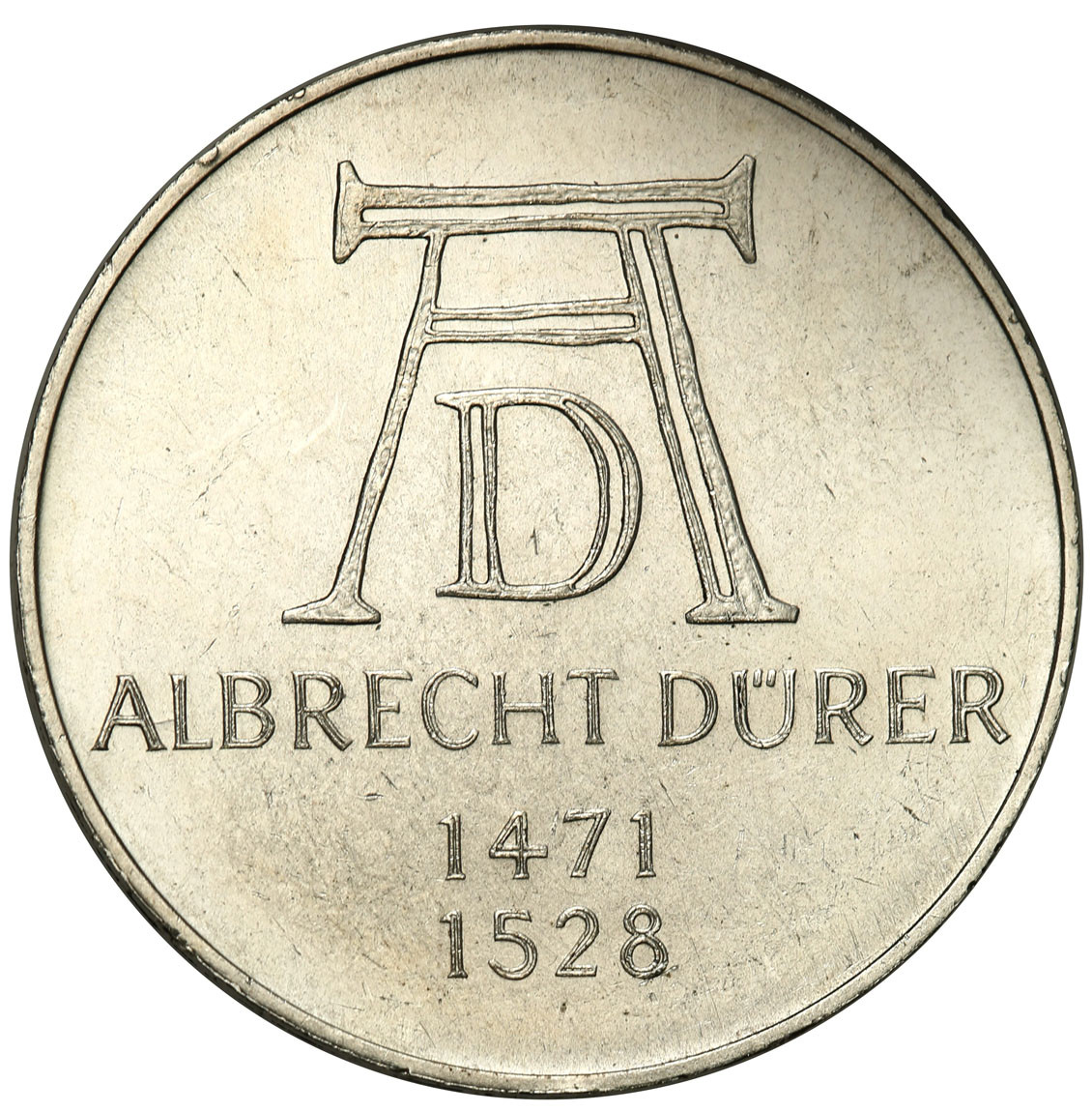 Niemcy, RFN. 5 marek 1971 D, Monachium, Albrecht Dürer